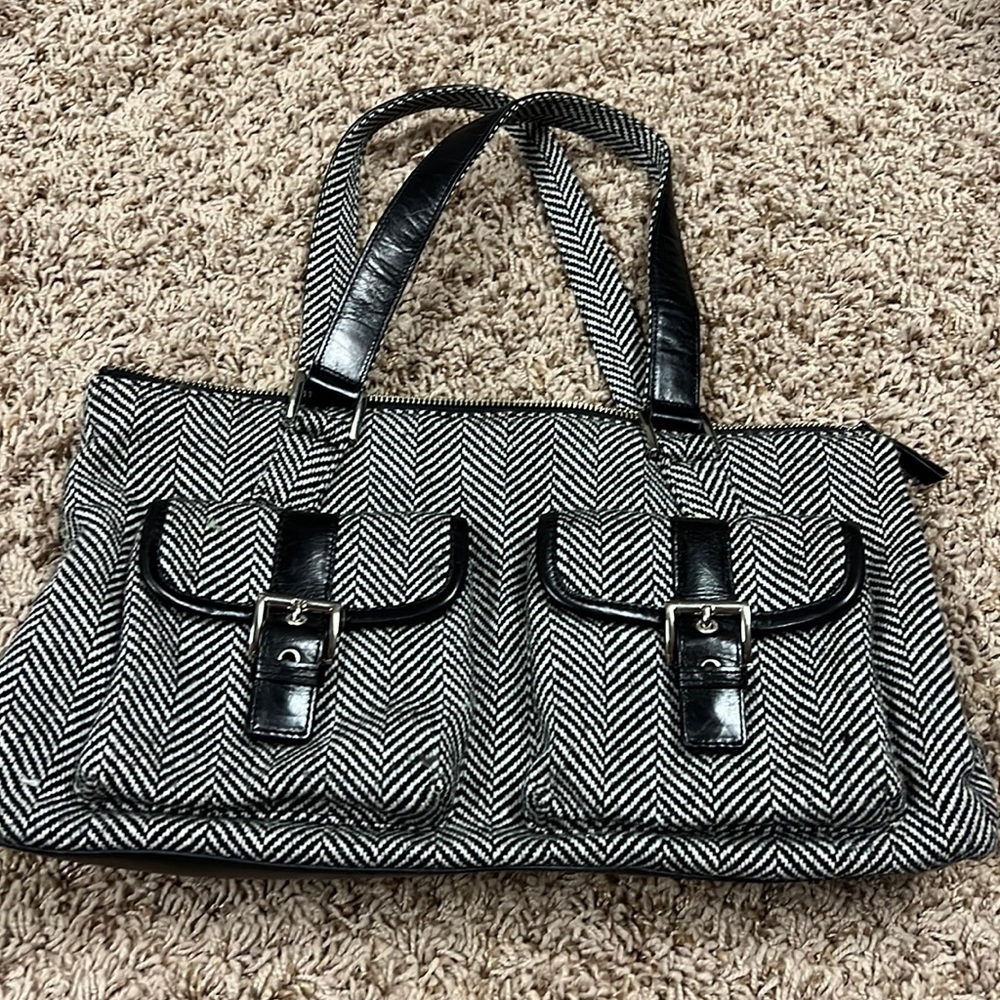 Banana Republic tweed shoulder bag